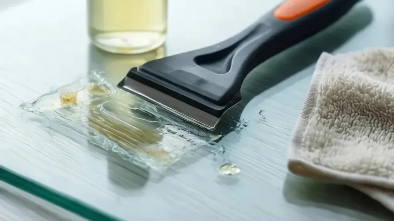 Klebereste von Glas entfernen: 7 Tipps für ein streifenfreies Ergebnis