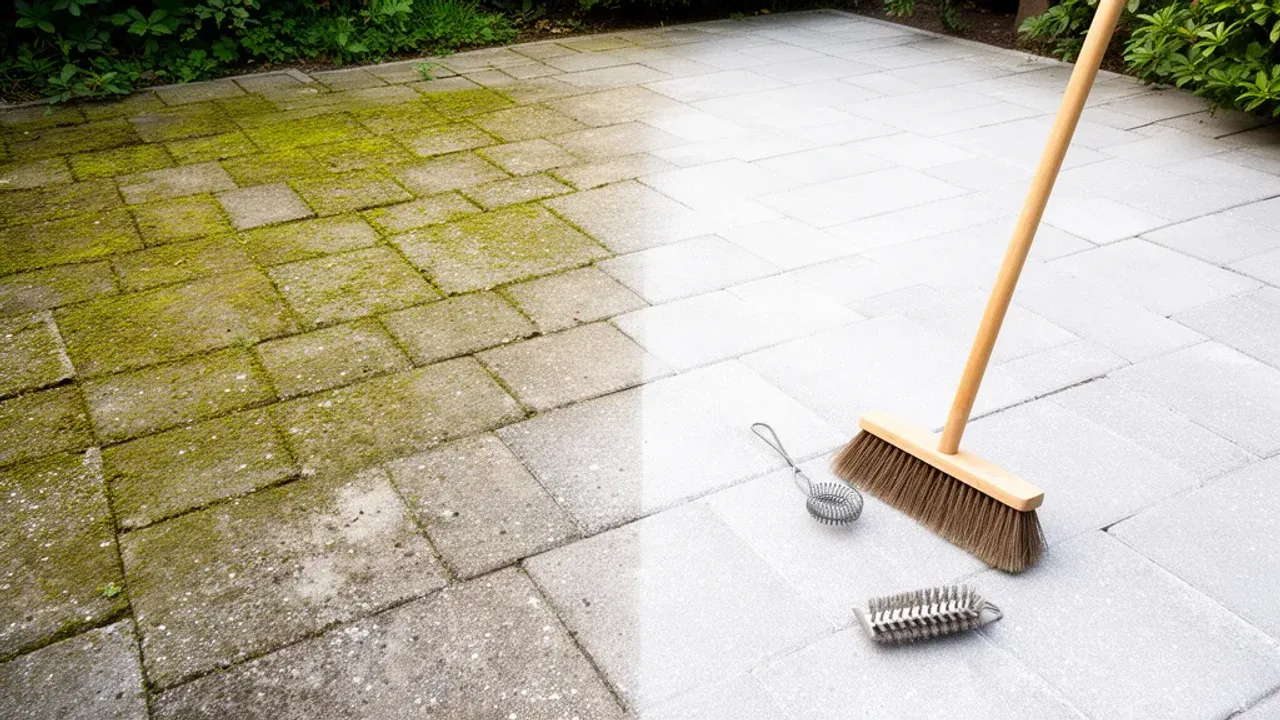 Pflastersteine reinigen: Die besten Tipps für eine saubere Terrasse