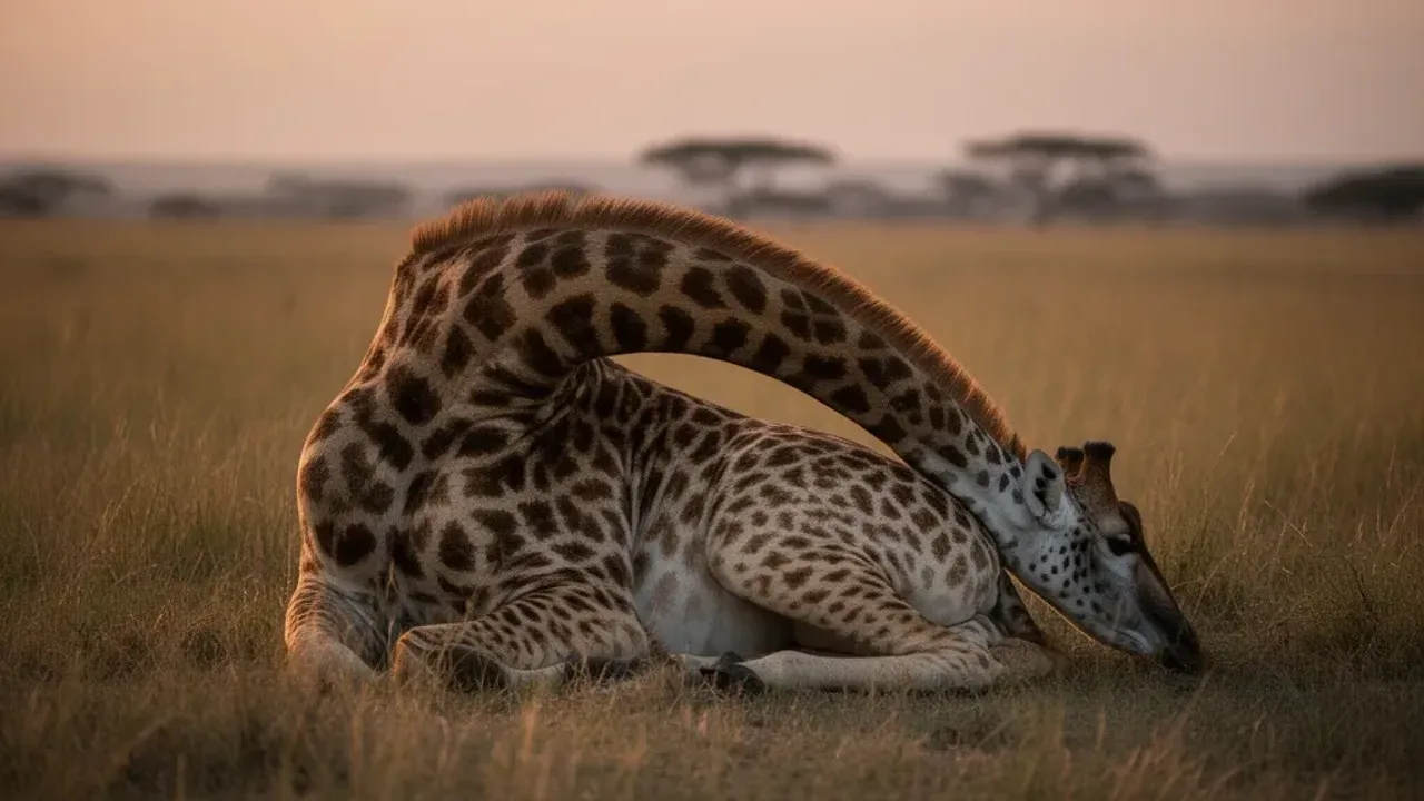 Wie schlafen Giraffen? Fakten über Schlafphasen und Ruhezeiten